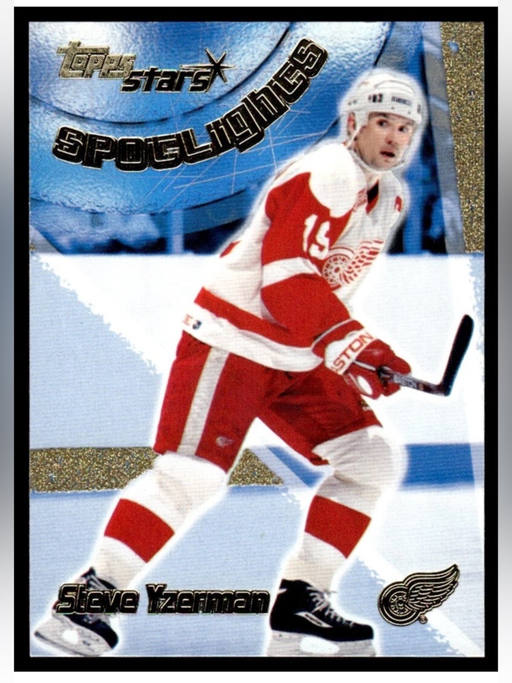 Steve Yzerman 2000/01 Topps Detroit Red Wings Hockey Card